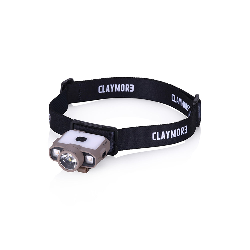 CLAYMORE Capan ヘッドランプ 230ルーメン CAPON 120D UV Clip-On Wearable Light ??Rechargeable Cap Light for