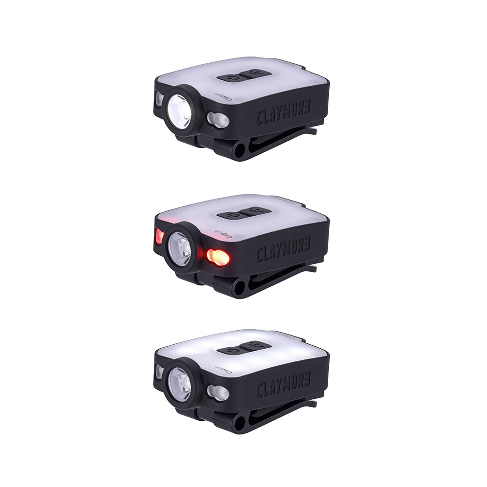 CAPON 40B Clip-On Cap Light ??Ultra-Light Rechargeable Wearable