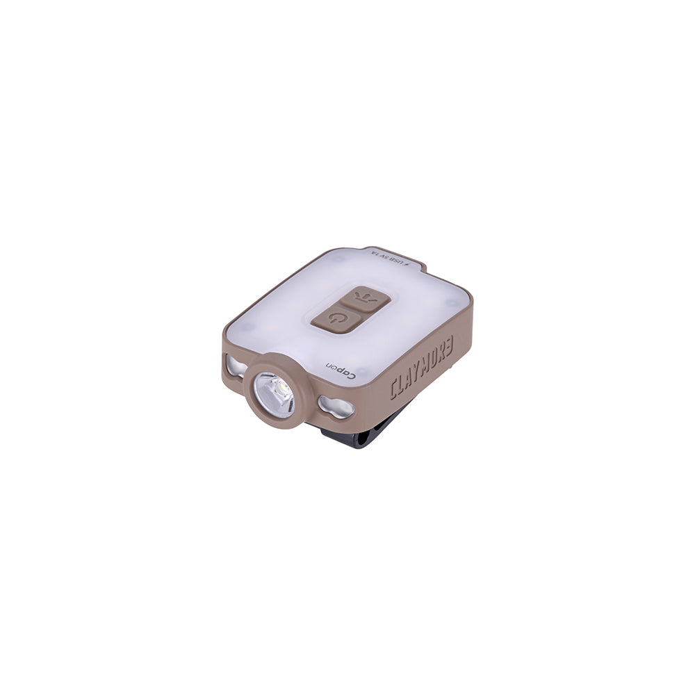 CAPON 40B Clip-On Cap Light ??Ultra-Light Rechargeable Wearable